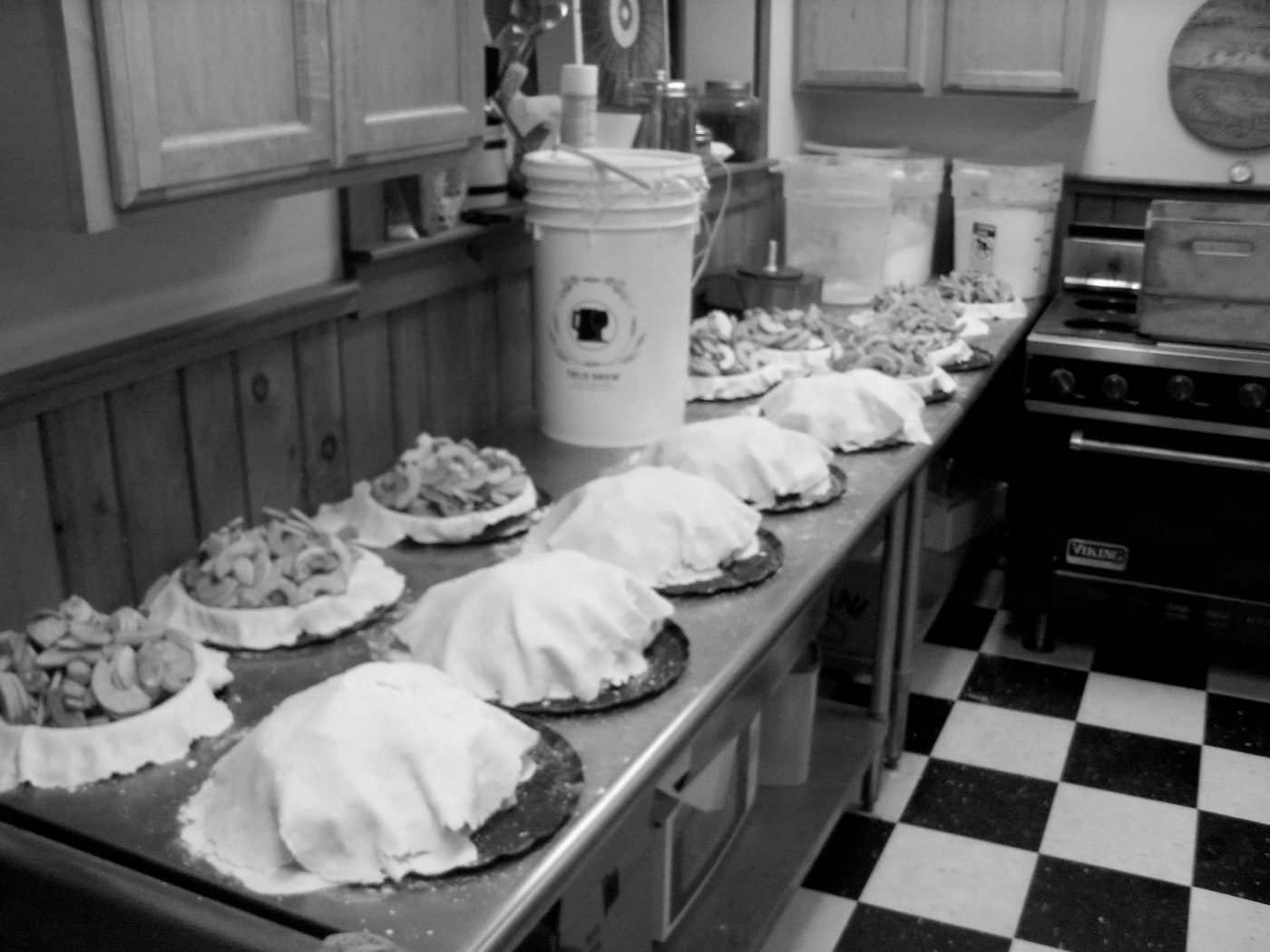 Pies and baked goods from the orchard kitchen